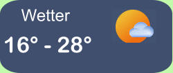 vorheriger Tag Wetter 16° - 28°
