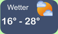 Wetter 16° - 28°