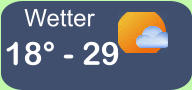 Wetter 18° - 29°